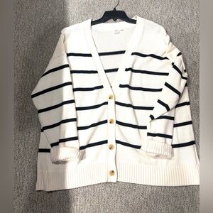 Women's Striped Cardigan Sweater Gap XXL